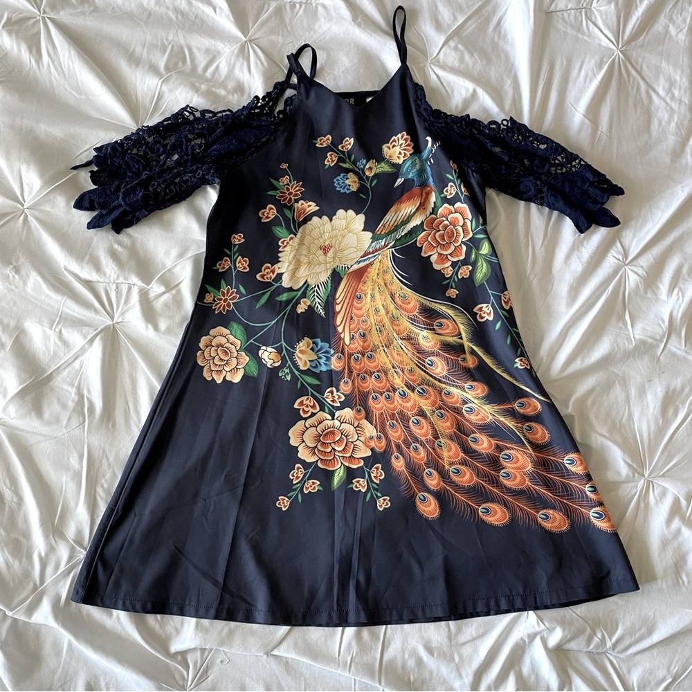 Sleeveless floral summer dress